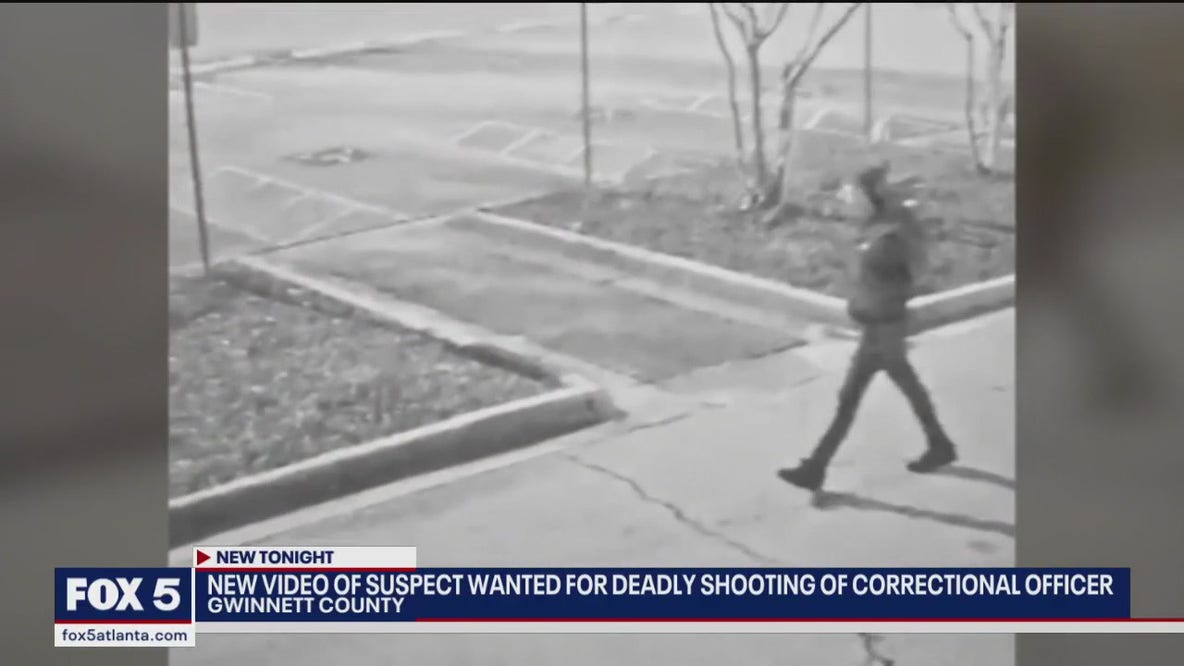 New video shows suspect in deadly shooting of correctional officer